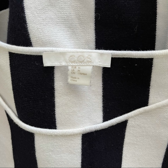 COS | Striped Bell Top |  size M - Picture 4 of 6